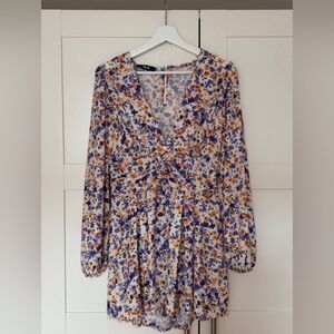 Floral Long Sleeve Dress